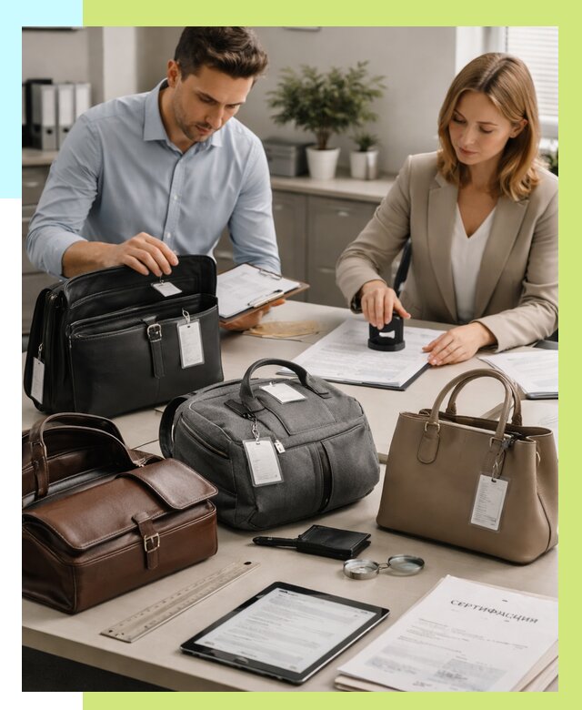 Сертификация сумок в Мариинске от 7649 руб. | Алешин-Мрн