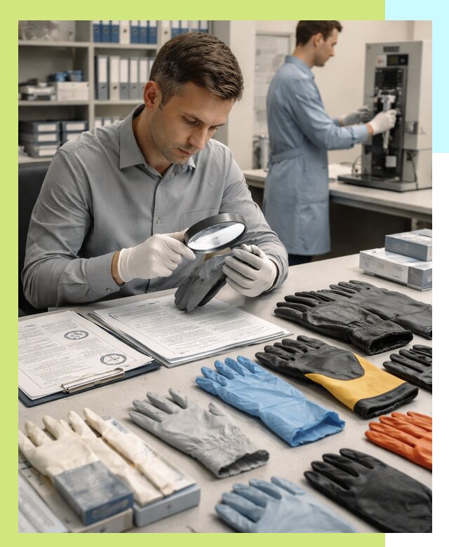 Сертификация перчаток и средств защиты продукции в Мариинске