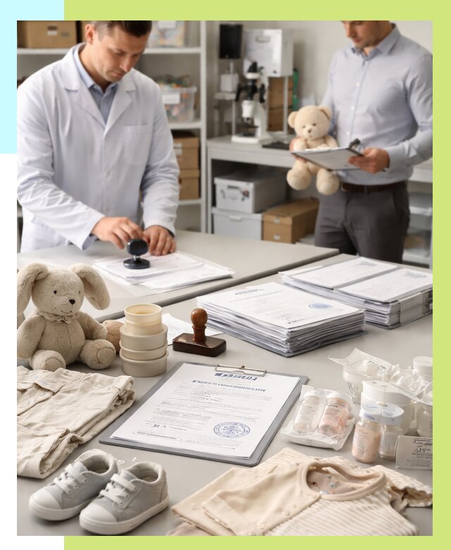 Сертификация детских товаров в Мариинске от 15297 р. | Алешин-Мрн