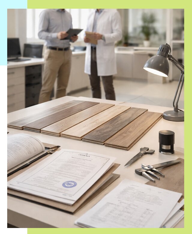 Сертификация ламината в Мариинске от 18356 р. под ключ | Алешин-Мрн