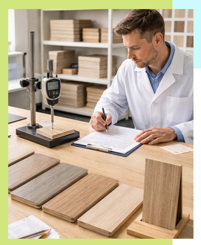 Сертификация ламината с испытаниями и оформлением документов в Мариинске