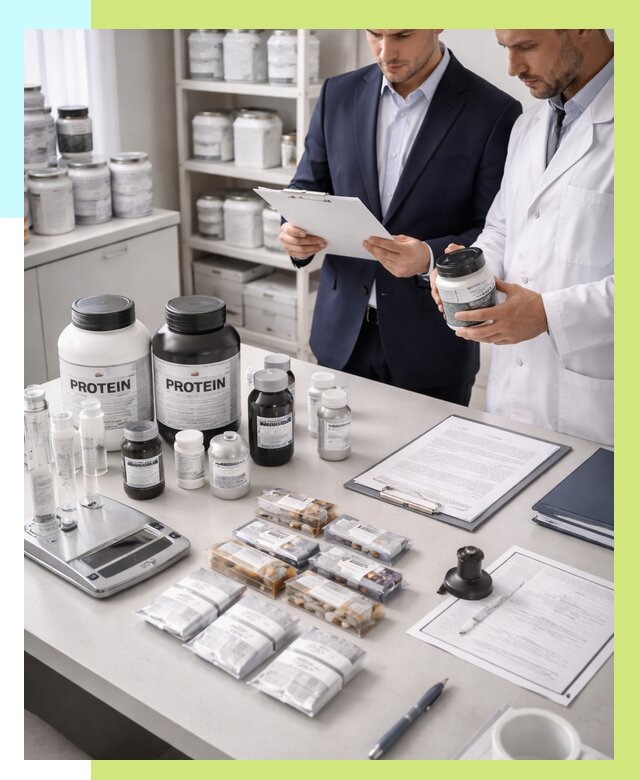 Сертификация спортивного питания в Мариинске от 15297 р., Алешин-Мрн