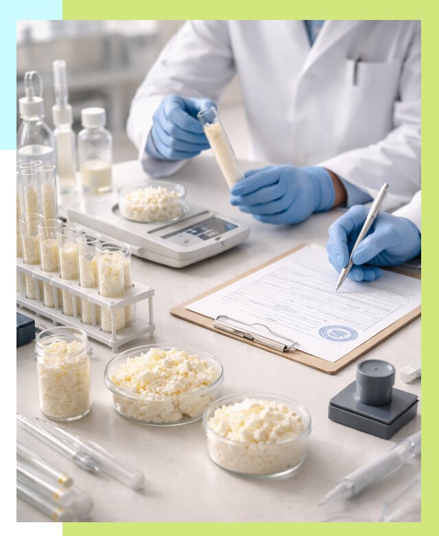 Сертификация творога в Мариинске от 12238 р. под ключ | Алешин-Мрн