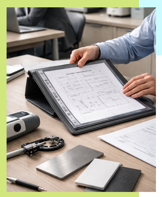 Оформление паспорта материала для продукции в Мариинске