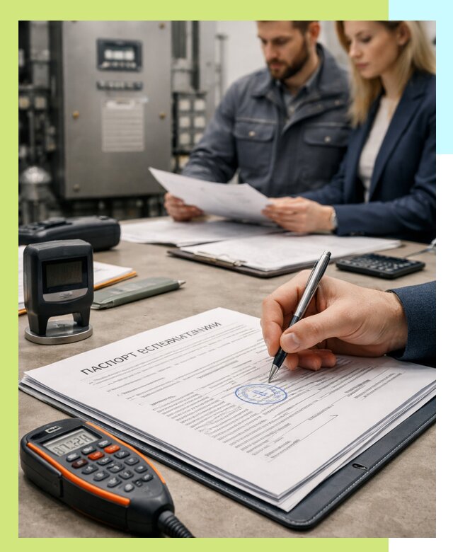 Оформление паспорта эксплуатации оборудования в Мариинске