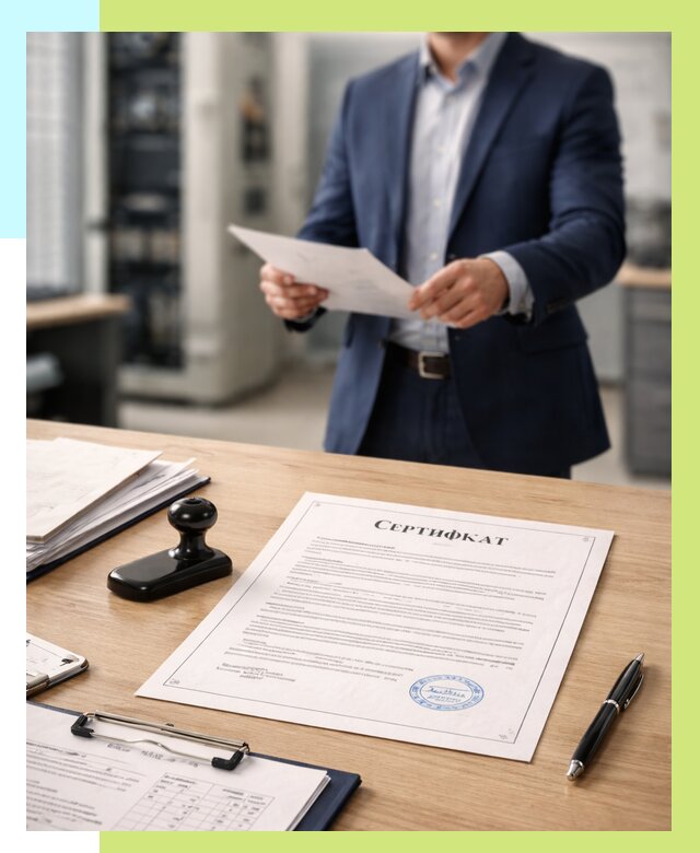 Сертификат на оборудование в Мариинске от 15297 р. | Алешин-Мрн