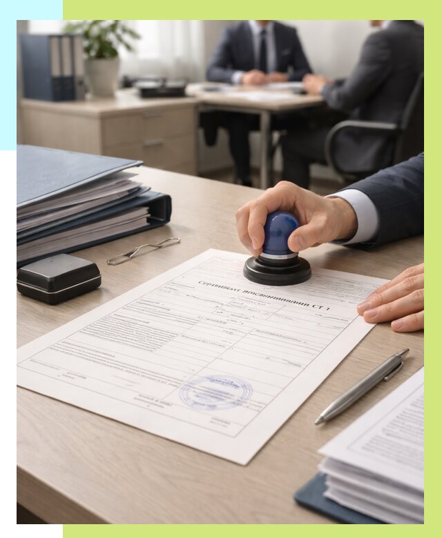 Сертификат происхождения СТ 1 в Мариинске от 4589 р. | Алешин-Мрн