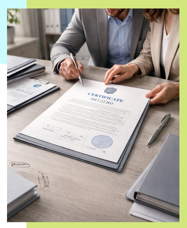 Сертификат ISO 22301 в Мариинске от 45891 р. | Алешин-Мрн срочно