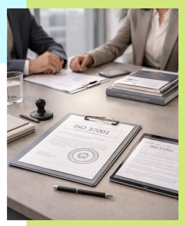 Сертификат ISO 37001 в Мариинске оформить от 122376 р. Алешин-Мрн