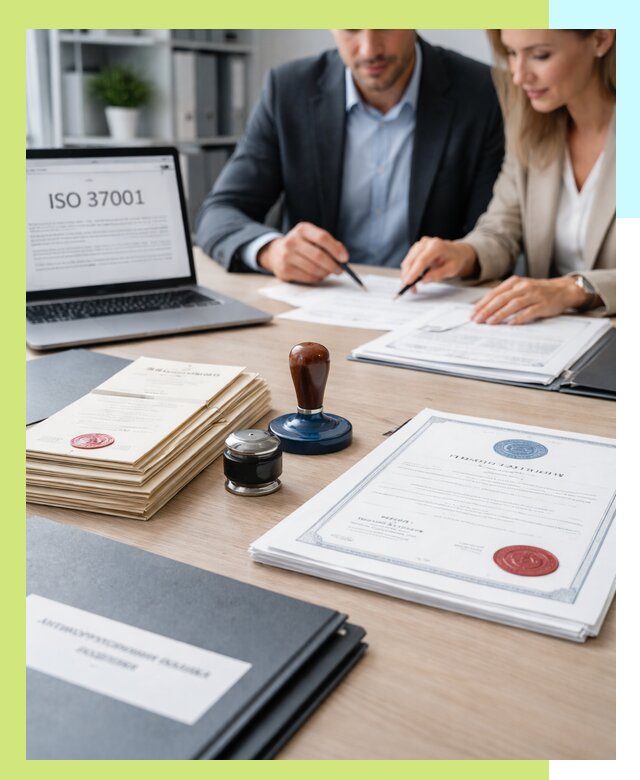 Получение сертификата ISO 37001 по системе борьбы с коррупцией в Мариинске