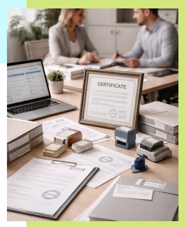 Сертификация компании в Мариинске от 45891 р. | Алешин-Мрн — заказ